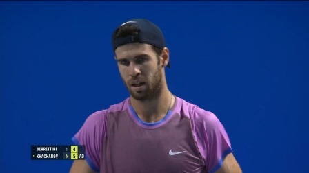 【全场回放】卡恰诺夫2-0贝雷蒂尼 2024ATP维也纳站 1/4决赛