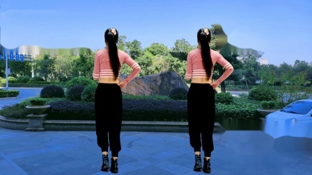 动感DJ健身操《龙的传人dj》燃脂瘦身，背面演示