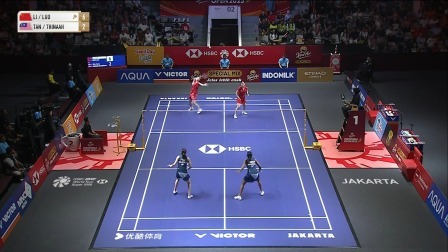 【全场回放】李怡婧/罗徐敏1-2陈康乐/蒂娜 2025印尼公开赛 女双半决赛