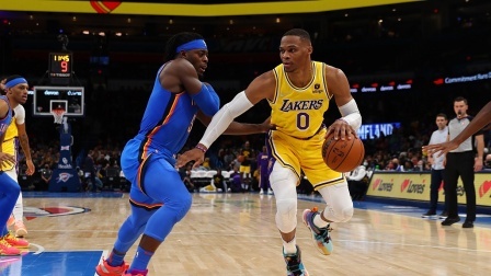 2021-2022赛季NBA集锦 NBA-亚历山大27+9 浓眉30+8 湖人遭雷霆26分逆转
