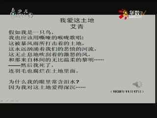 名师公开课 《我爱这土地》授课教师：胡蘅蘅