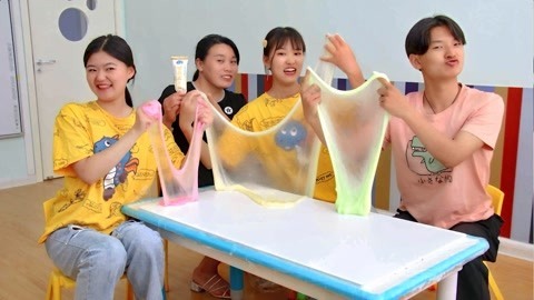 美女家务事 学生用老冰棍做无硼砂泥