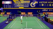 2023中国香港羽毛球公开赛 男单资格赛 梅克尔VS陈延泽 海报