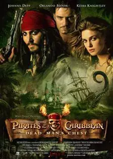 《加勒比海盗1：黑珍珠号的诅咒》海报