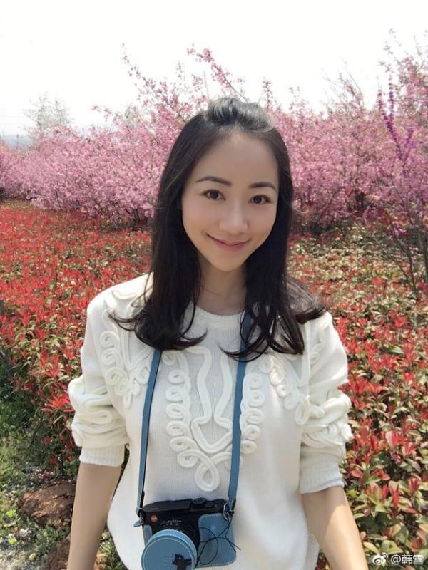 韩雪重游苏州吴中清新温婉 曾经代言现在要买门票