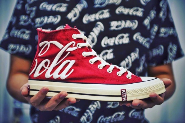 kith x coca-cola x converse 匡威高帮 可口可乐联名