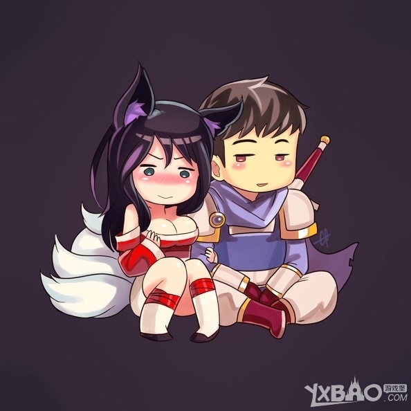 《lol》阿狸盖伦全彩本子