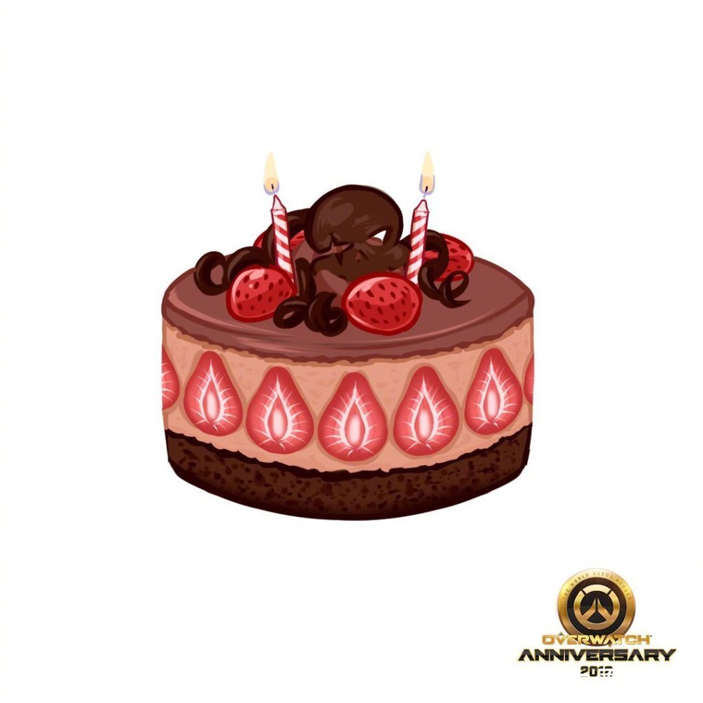 守望先锋两周年主题蛋糕:来一起看蛋糕猜英雄!