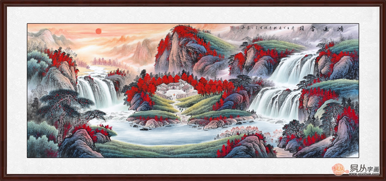 家居财运风水画大盘点,快来拿走适合你家财运