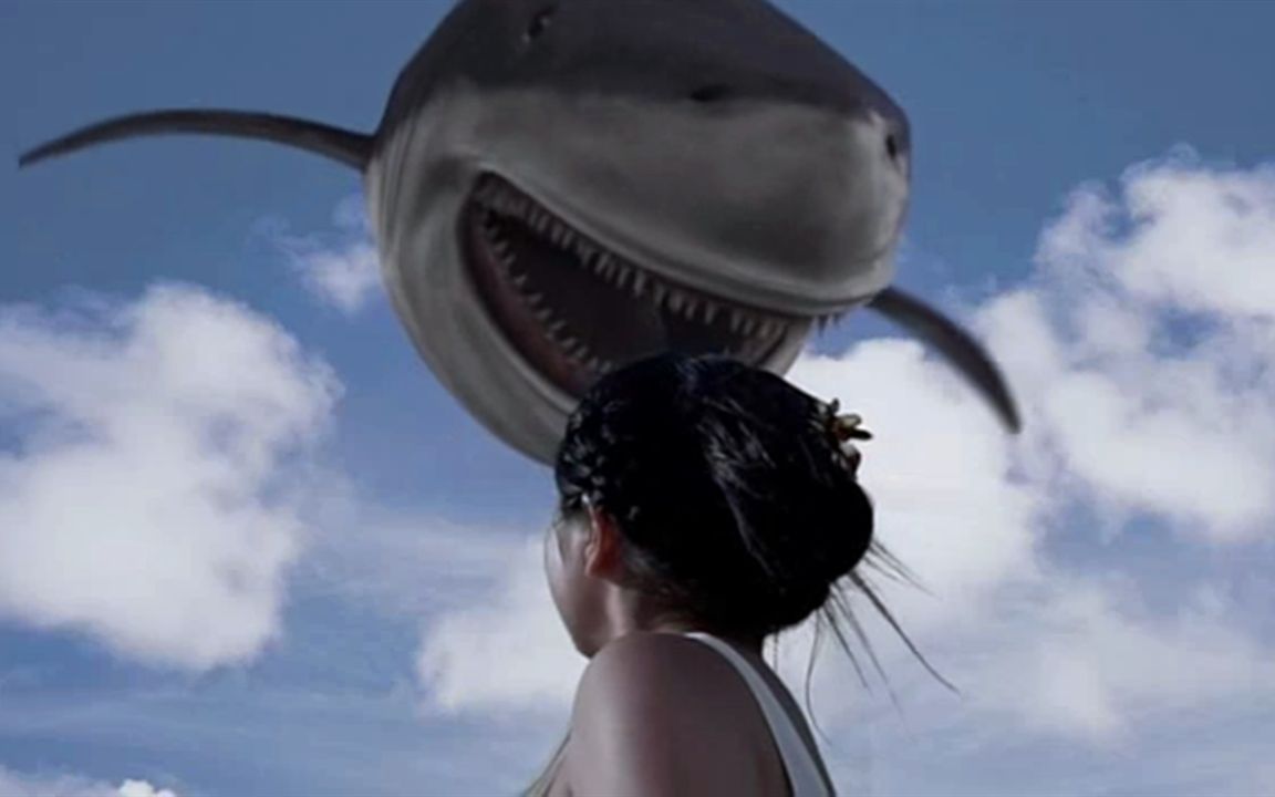 一头鲨吃美女图片