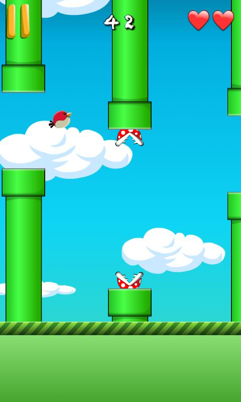 游戏 休闲益智 >飞翔的小鸟 如果你喜欢《flappy bird》这款游戏,很