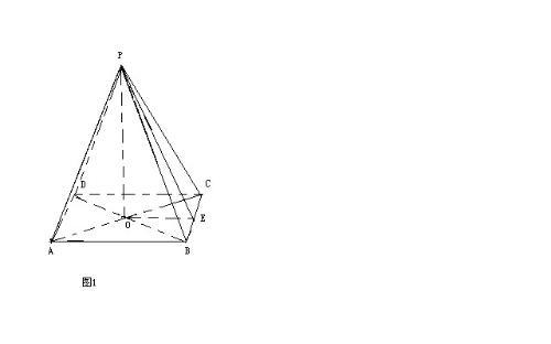 正六棱锥底面周长为24,h是bc的中点,o为正六边形a
