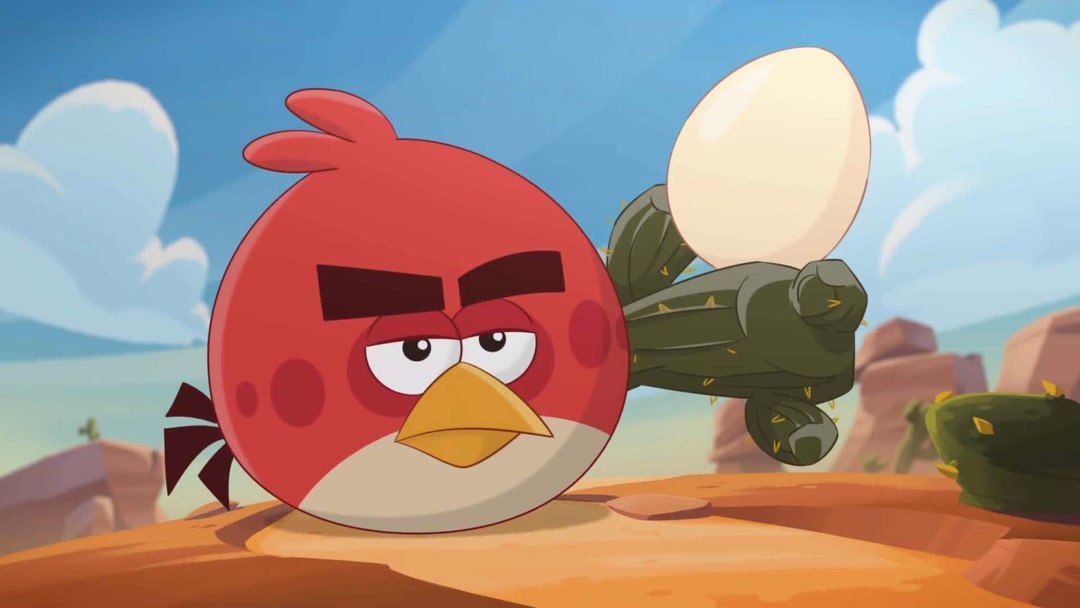 愤怒的小鸟之小红鸟闯过重重关卡抢回鸟蛋