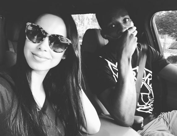 泳池中练投篮!杰夫格林女友晒其水中训练照片